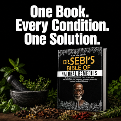 Dr. Sebi's Bible of Natural Remedies – 3 Books in 1